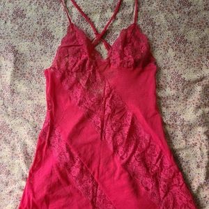 Frederick's of Hollywood Sheer Lace Slip S